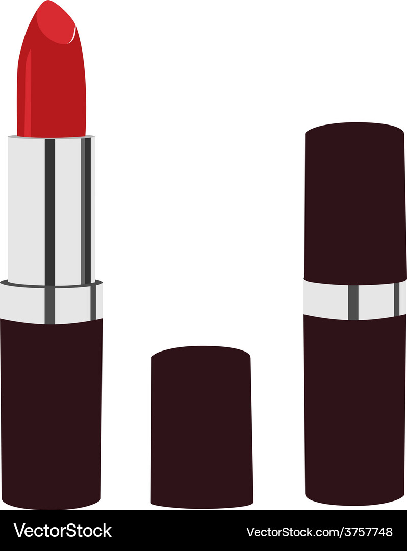 Red lipstick Royalty Free Vector Image - VectorStock