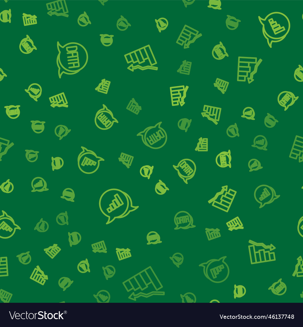 Set line data analysis pie chart infographic vector image Set line data analysis pie chart infographic