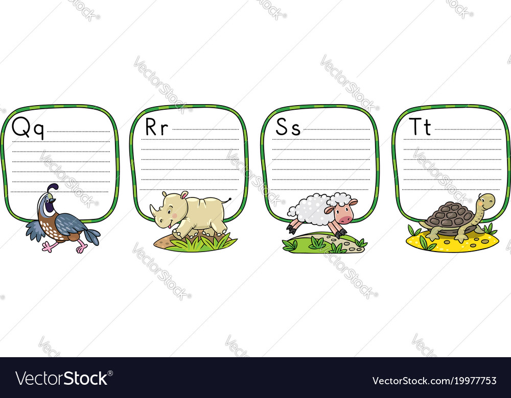 Animals alphabet or abc