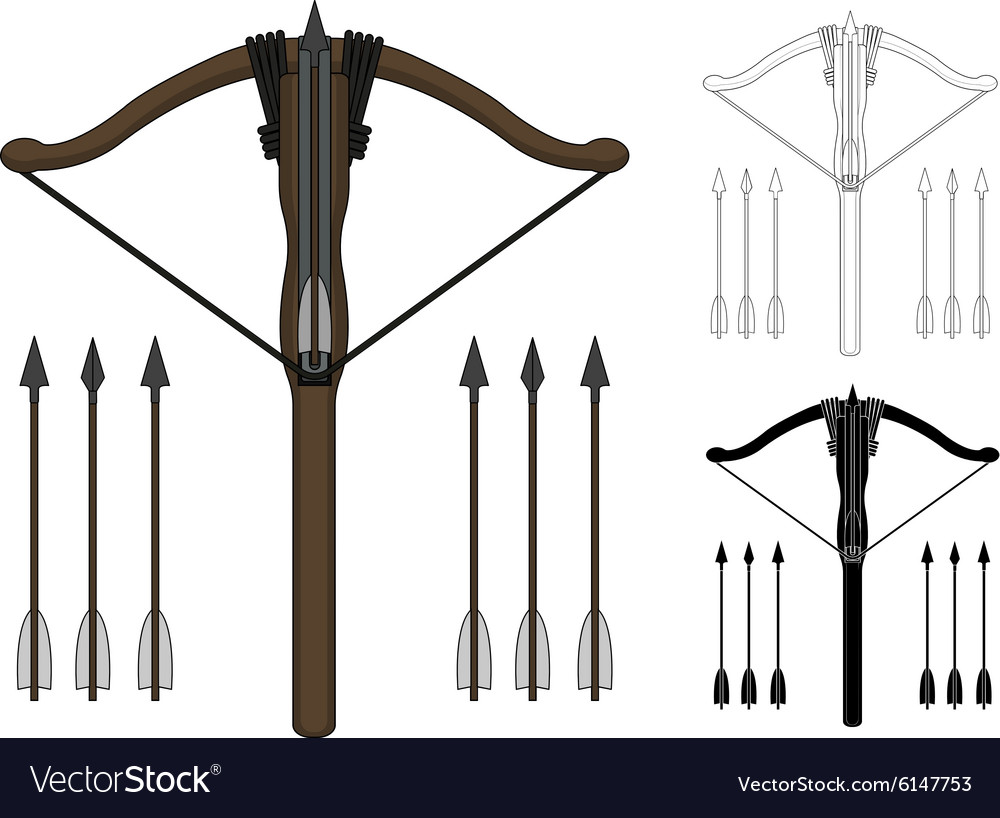 Арбалет рисунок пнг