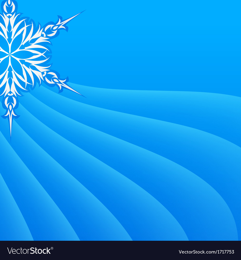 Snowflake on a paper background