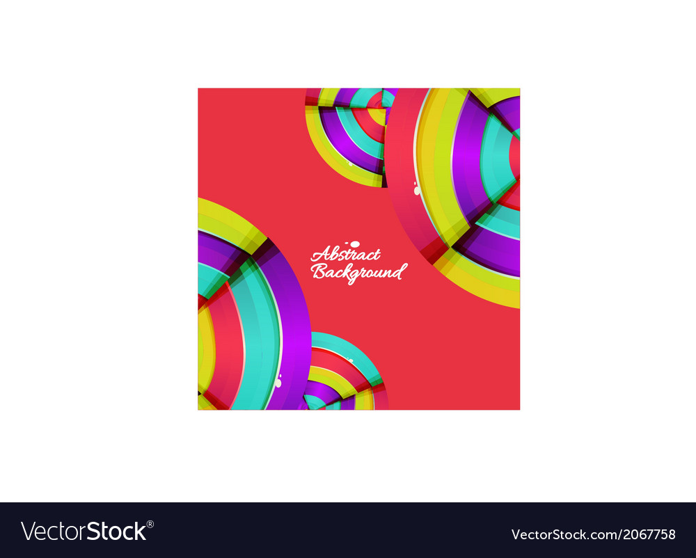 Abstract colorful rainbow curve background design