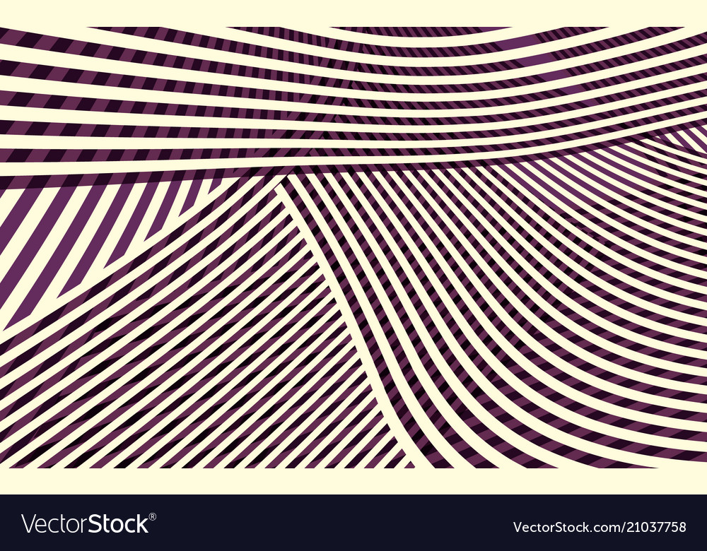 Abstract curve stripe pattern