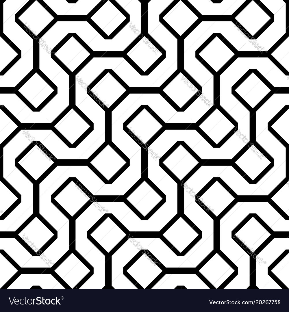 Design seamless monochrome zigzag pattern