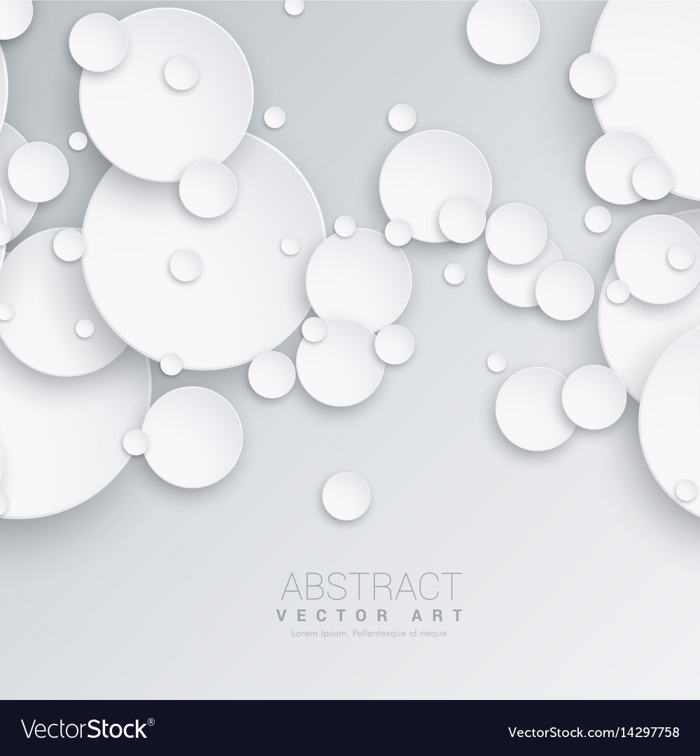 Dynamic 3D Circles Background