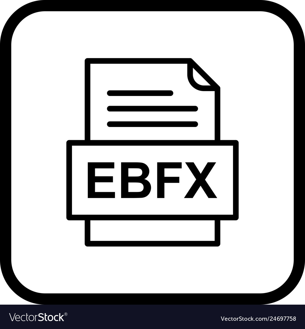 Ebfx file document icon