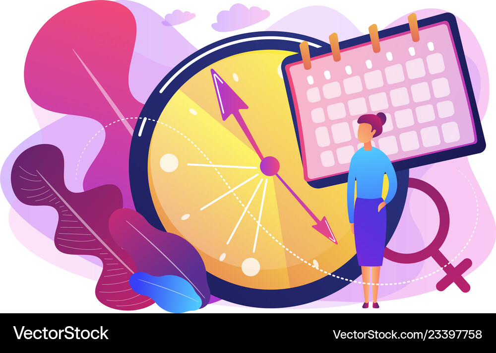 Menopause concept Royalty Free Vector Image - VectorStock
