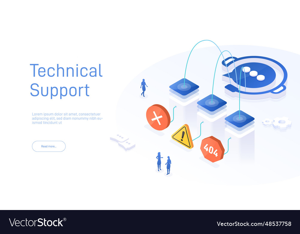 Web page design templates for 24-7 call center vector image Web page design templates for 24-7 call center