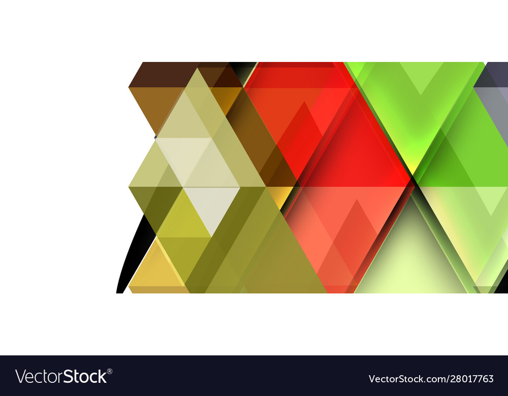 Abstract Concept Triangle Graphic Element Vector Image