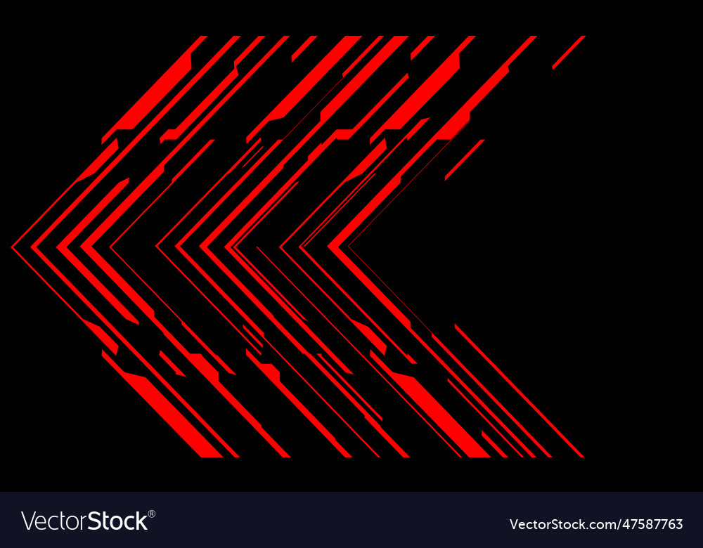 Abstrakt rote Pfeilrichtung geometrische