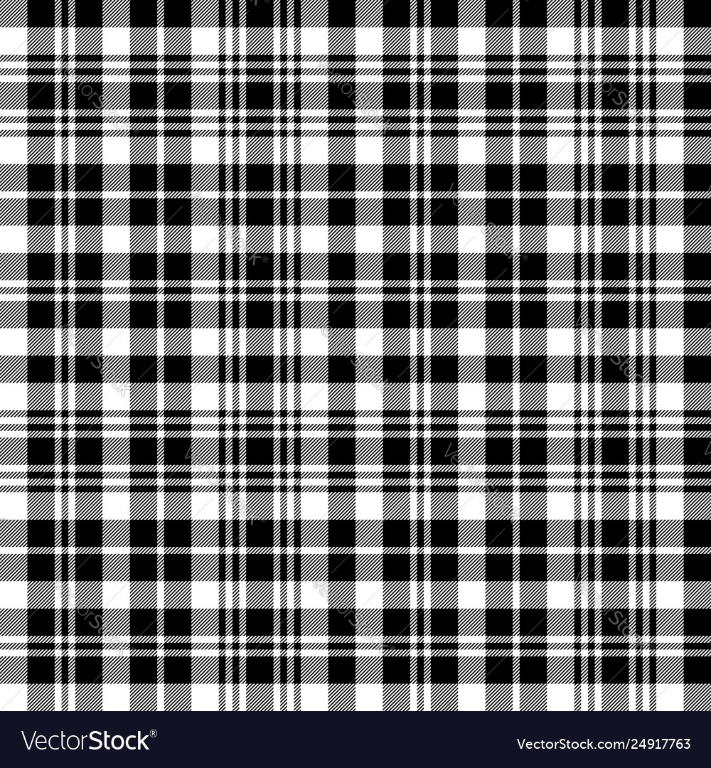 Black Watch Tartan Fabric Texture Seamless Pattern Black Watch Tartan Fabric Texture Seamless Pattern Vector Image