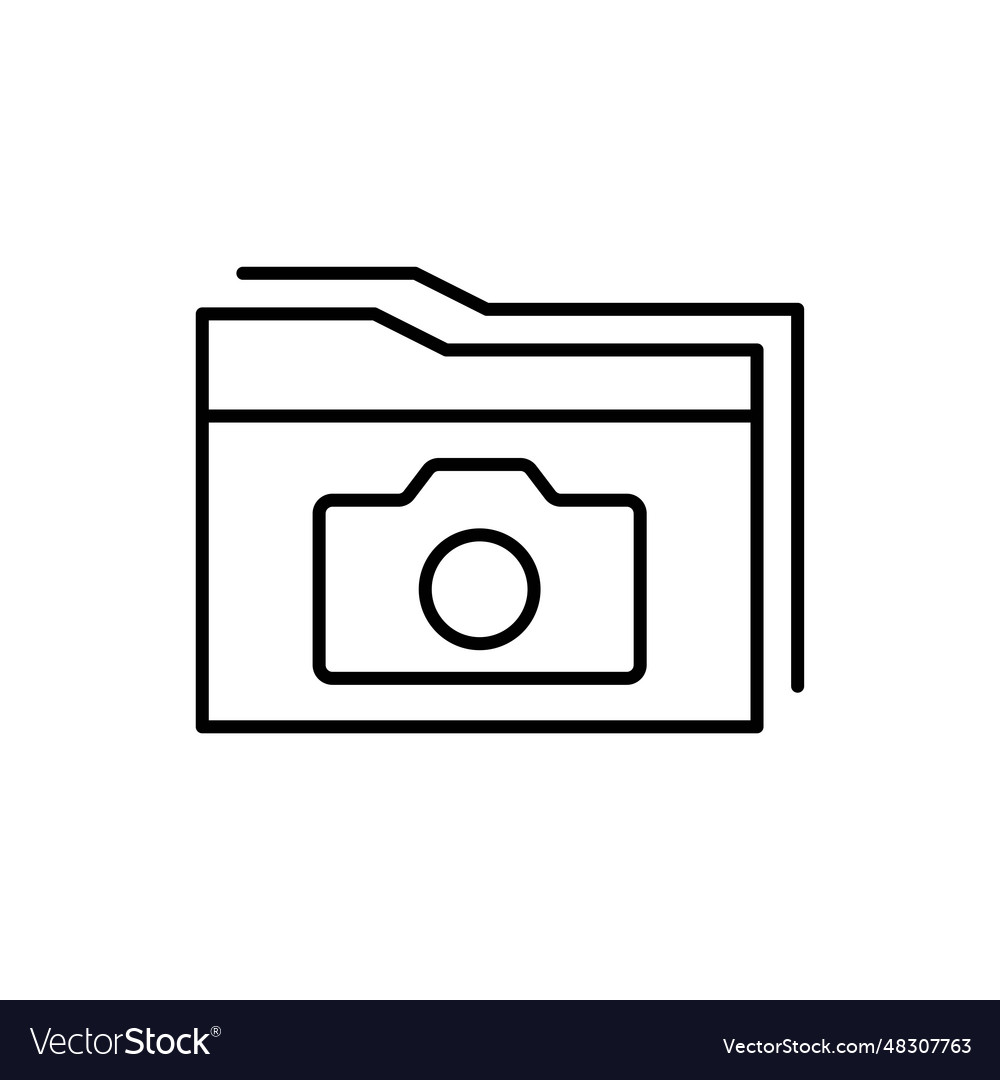 Document icon isolated on white background folder vector image Document icon isolated on white background folder