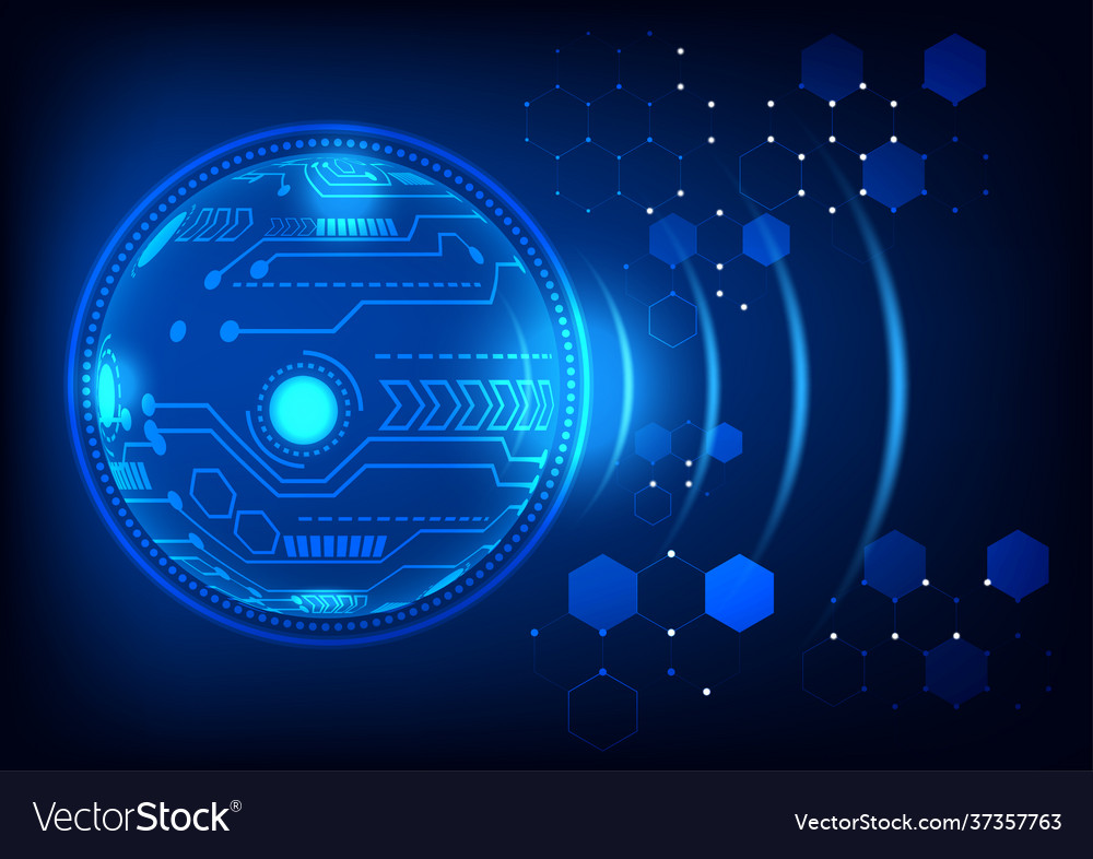Graphics design circle style glow abstract