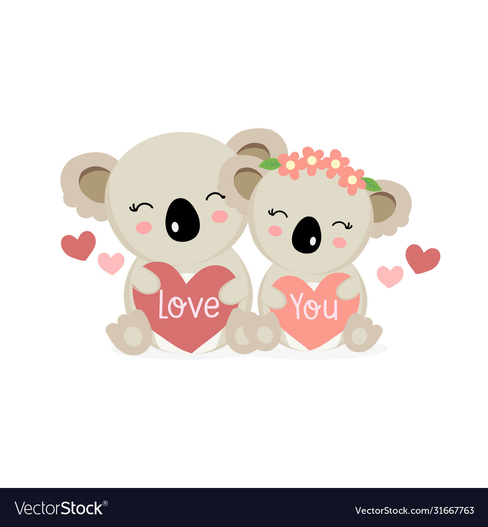 Happy valentines day greeting card Royalty Free Vector Image