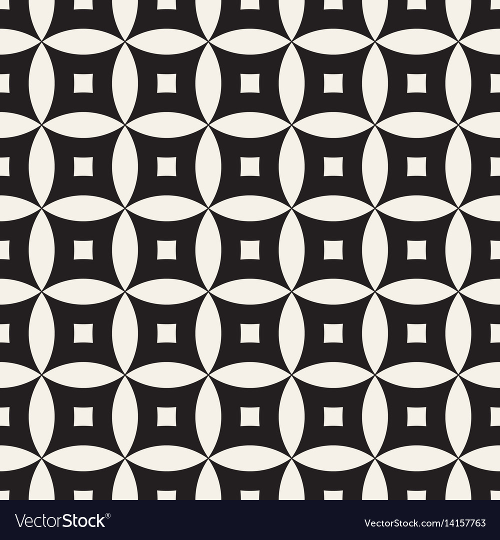 Seamless geometric rounded lines pattern