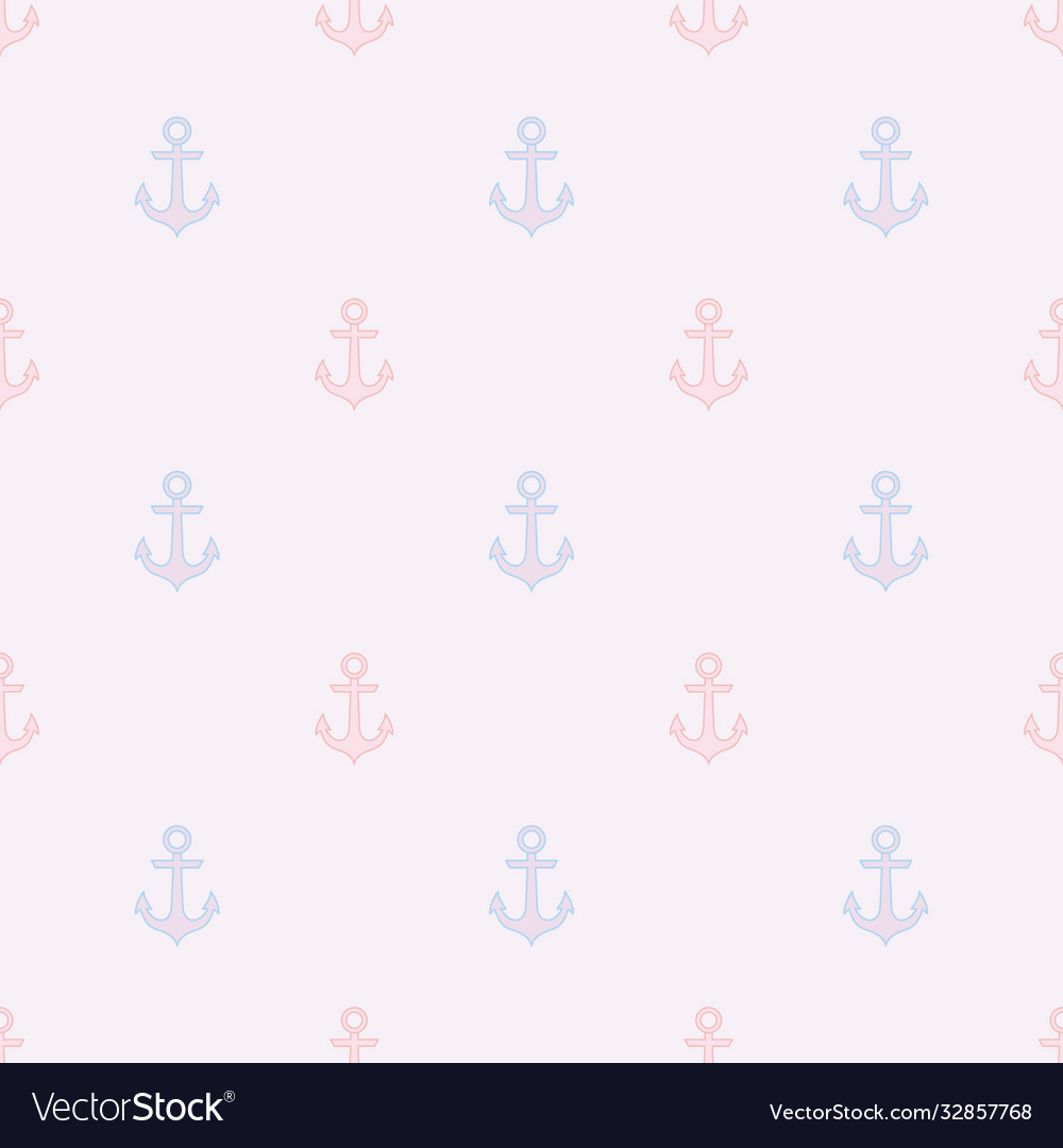 Pastel pattern with anchors