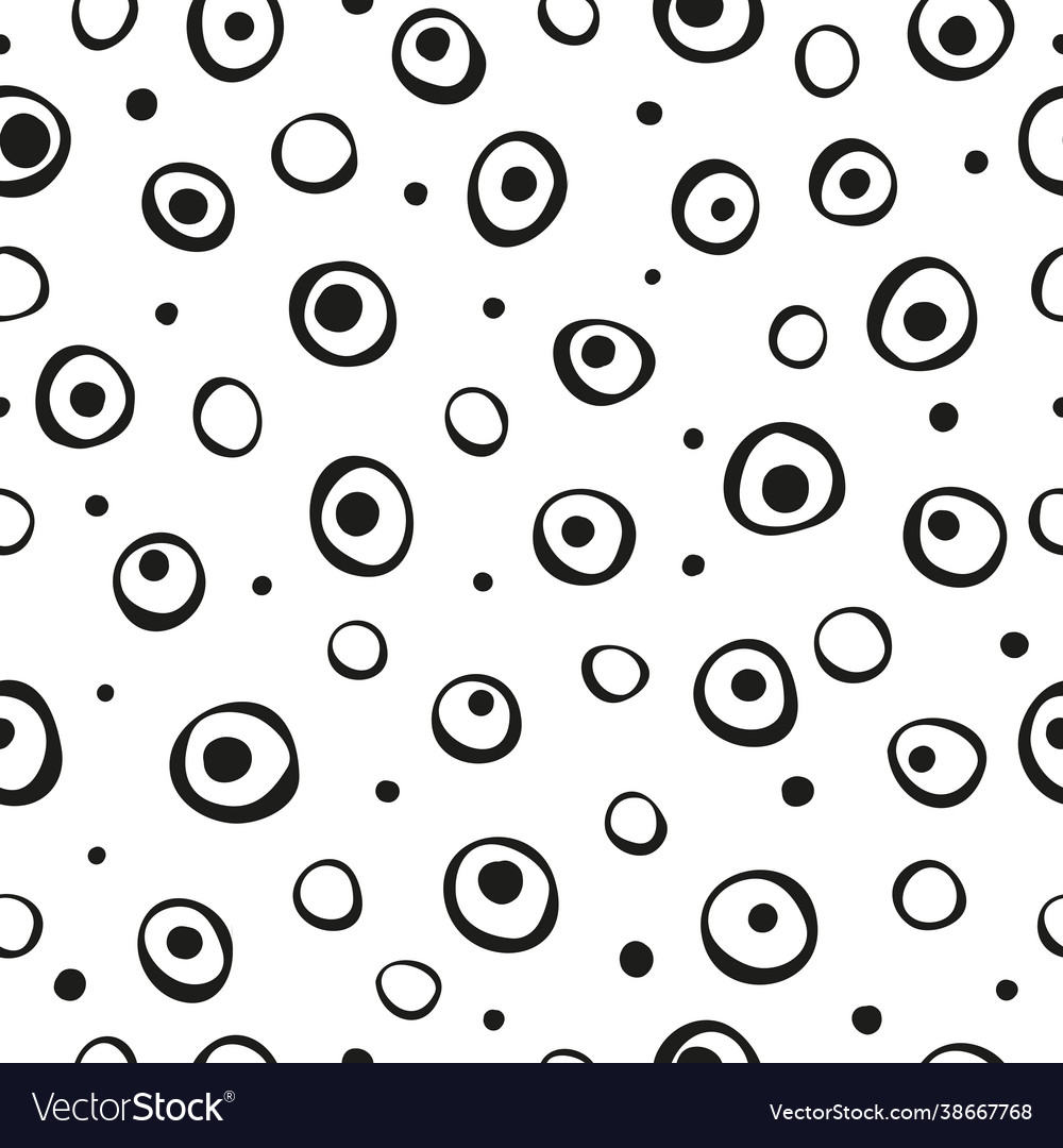 Seamless pattern with dots
