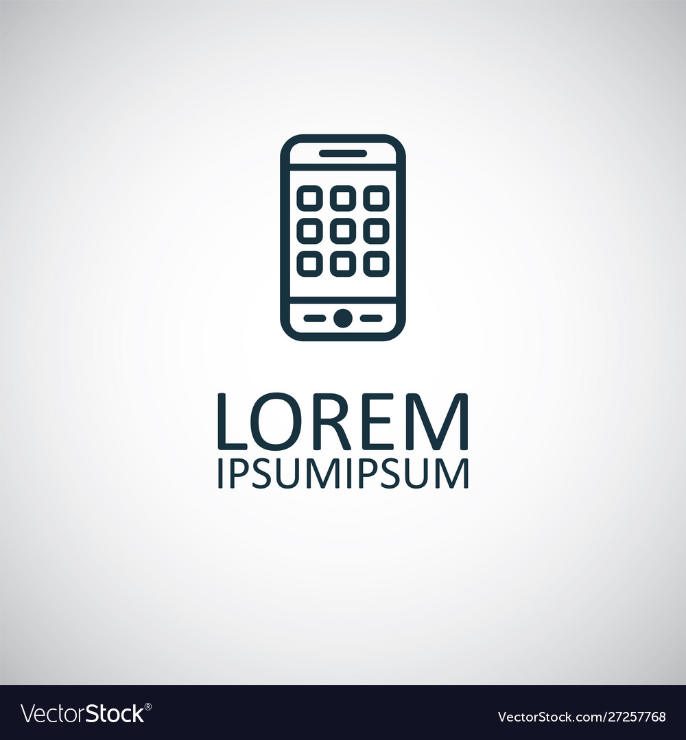 Smartphone apps icon for web and ui
