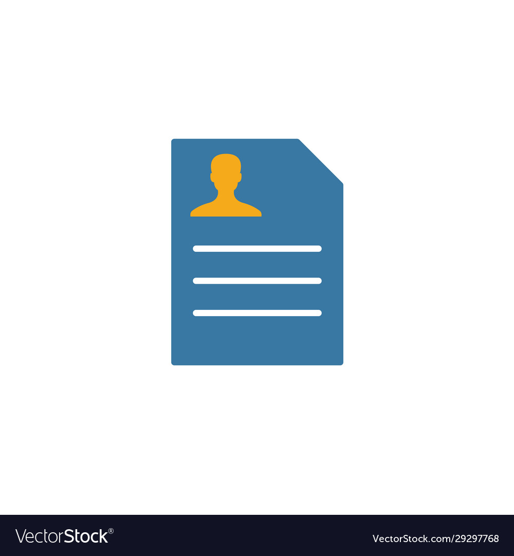 User information icon simple element from smm