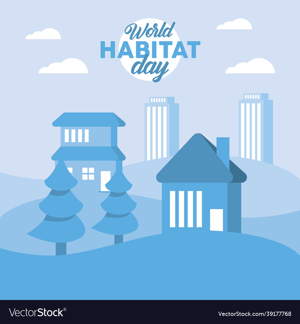 World habitat day scene