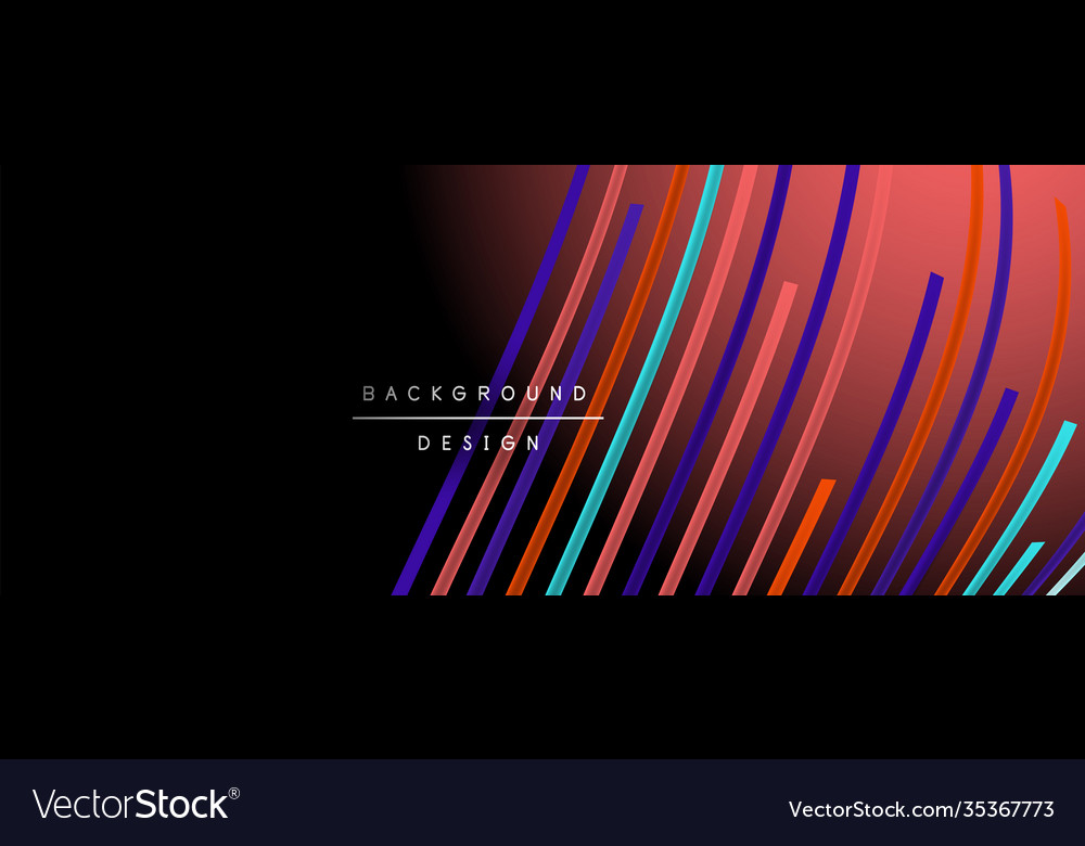 Abstract colorful lines background Vector Image Abstract colorful lines background