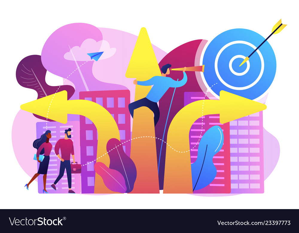 Career change concept Royalty Free Vector Image