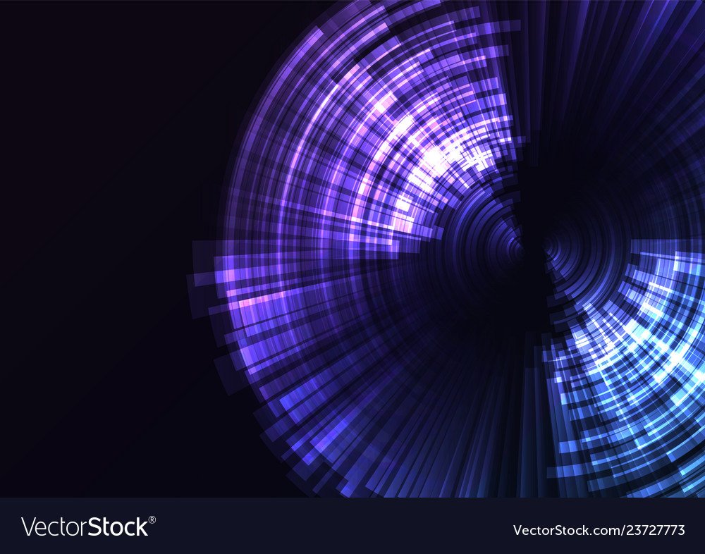 Circle digital abstract sheet layer background