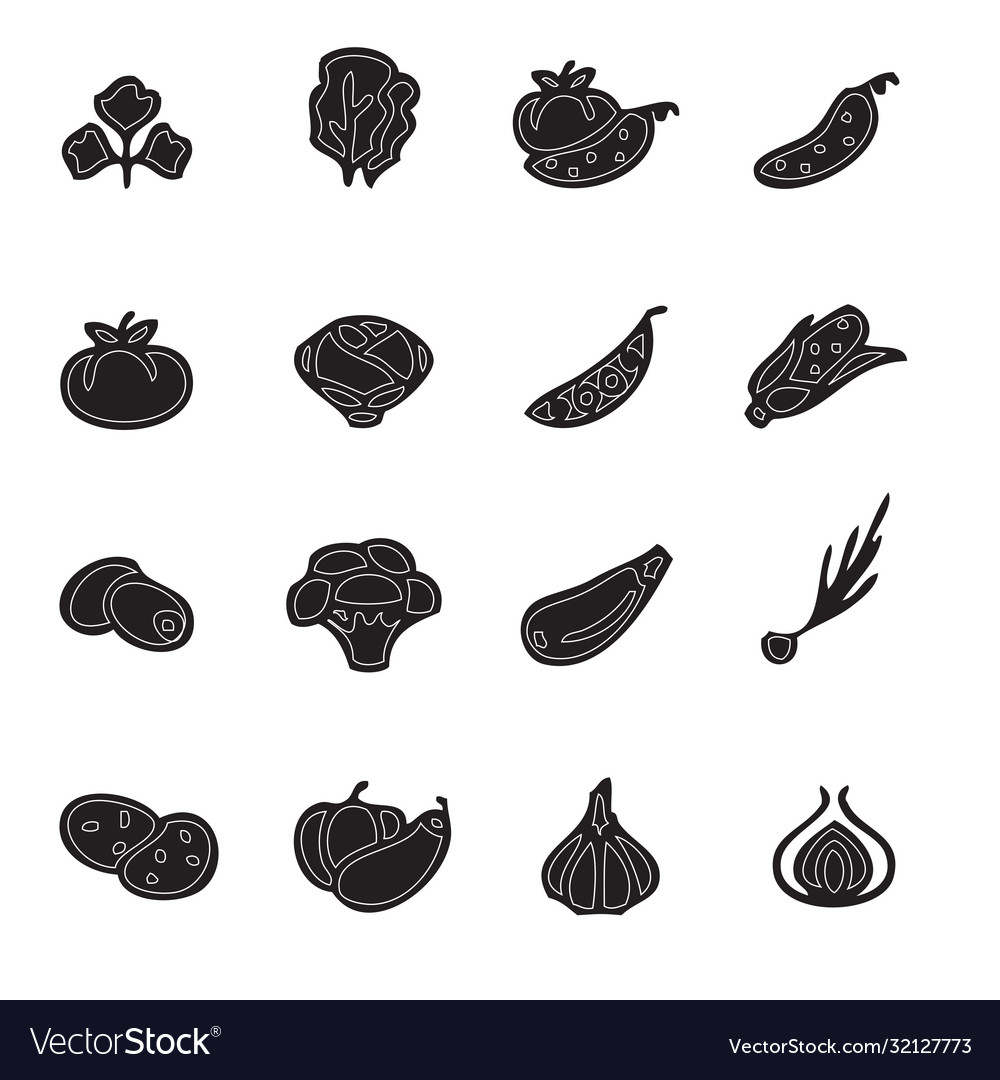 Collection icons for web design isolated on white