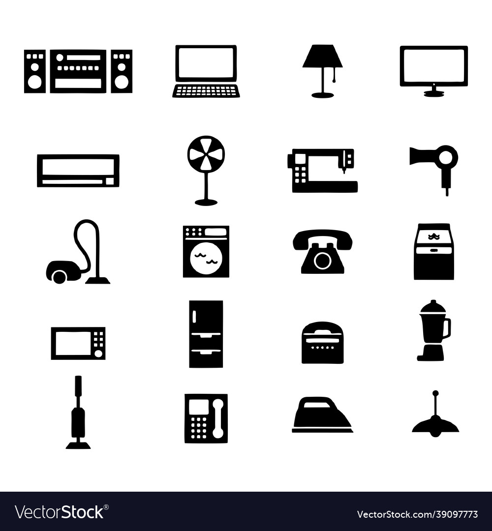 Geräte und elektronische Icons