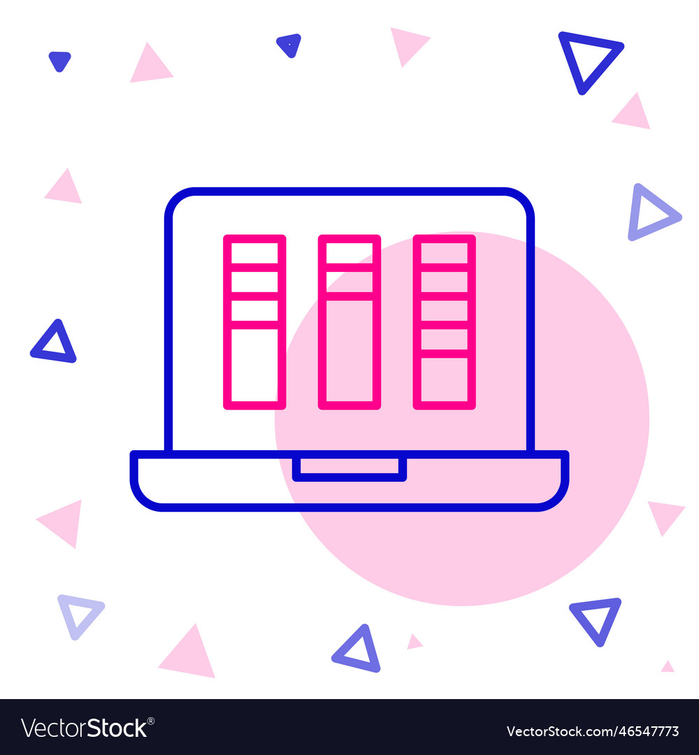 Line sound or audio recorder editor software Vector Image Line sound or audio recorder editor software