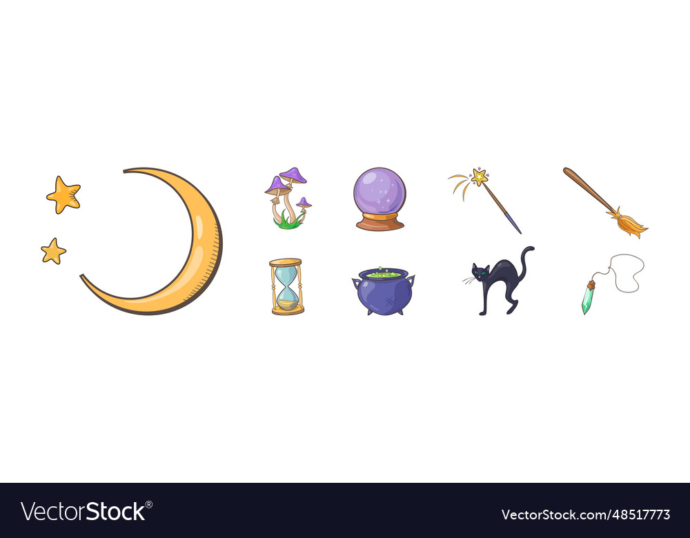 Magic objects and items for wizardry sorcery