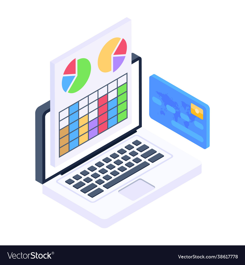 Banking Chart Royalty Free Vector Image - Vectorstock