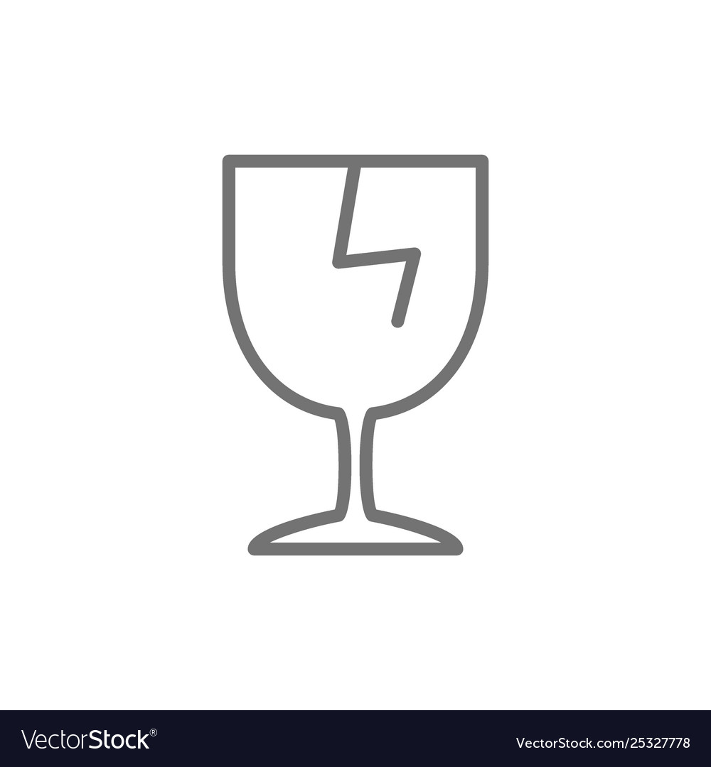 Broken Glass - Fragility Icon