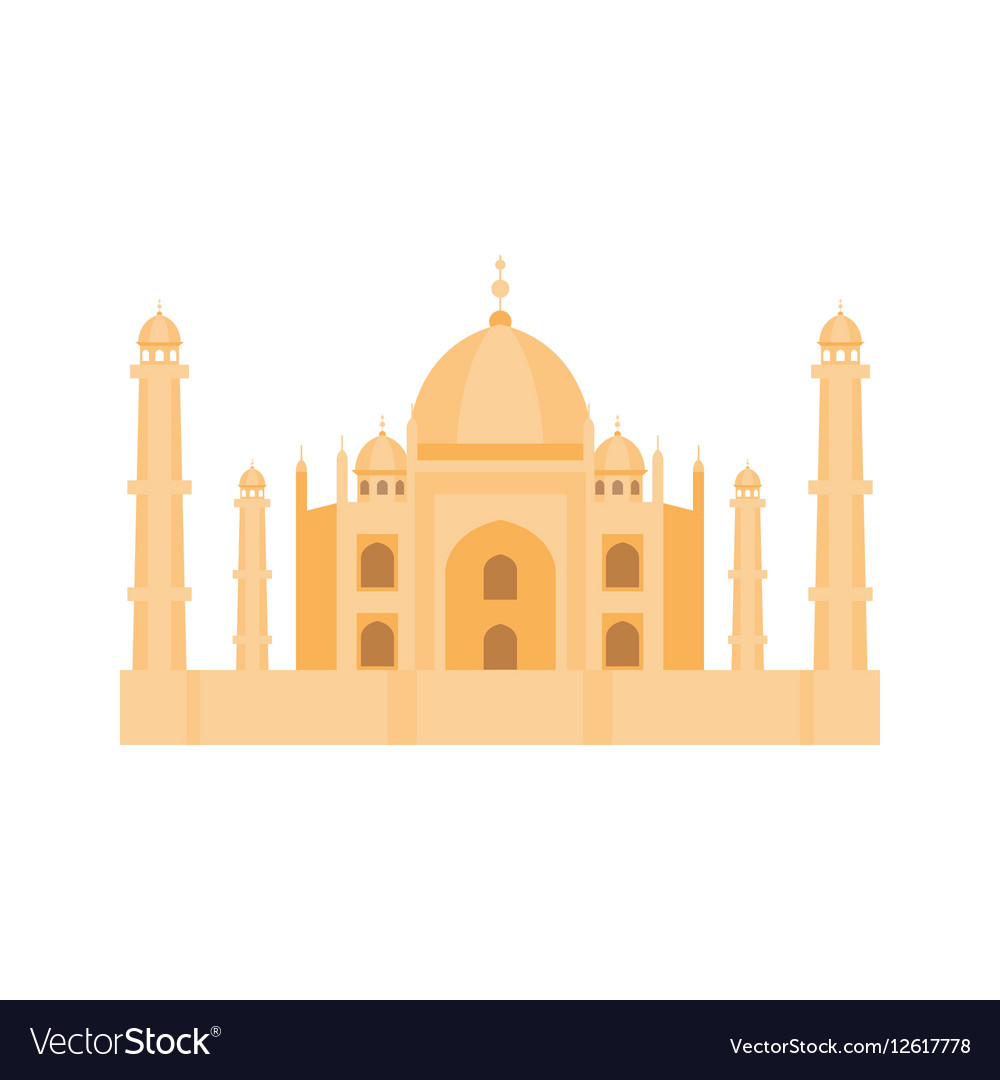 Cathedral churche temple building Royalty Free Vector Image