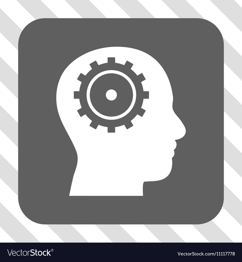 Intellect rounded square button