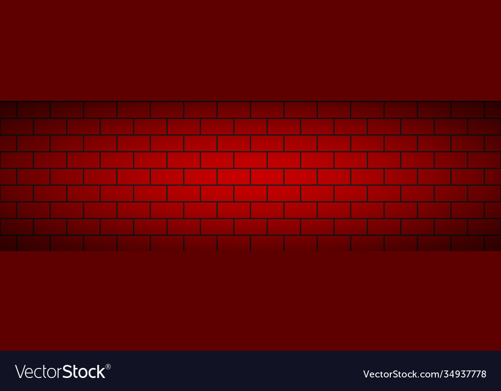 Modern red brick pattern header tile