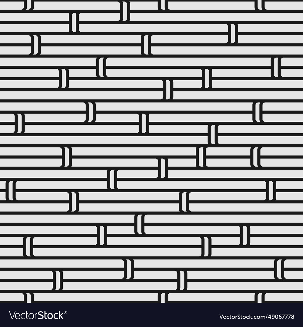 Seamless pattern of linear geometric shapes vector image Seamless pattern of linear geometric shapes