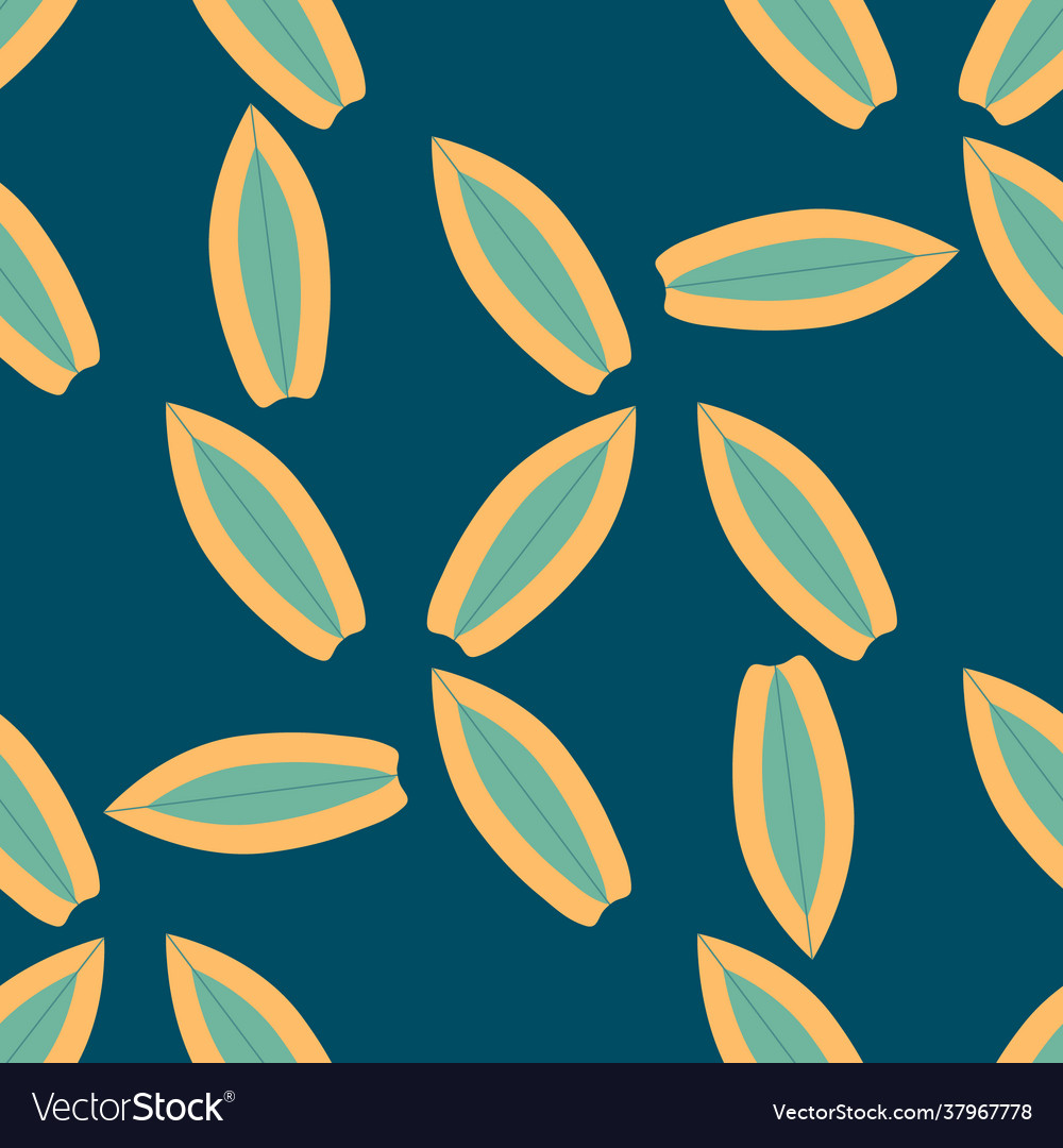 Surfboard pattern on dark green background for web vector image Surfboard pattern on dark green background for web