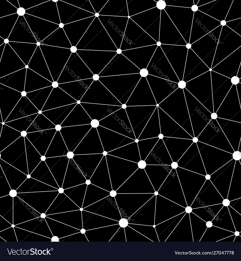 White Dots & Triangles Pattern