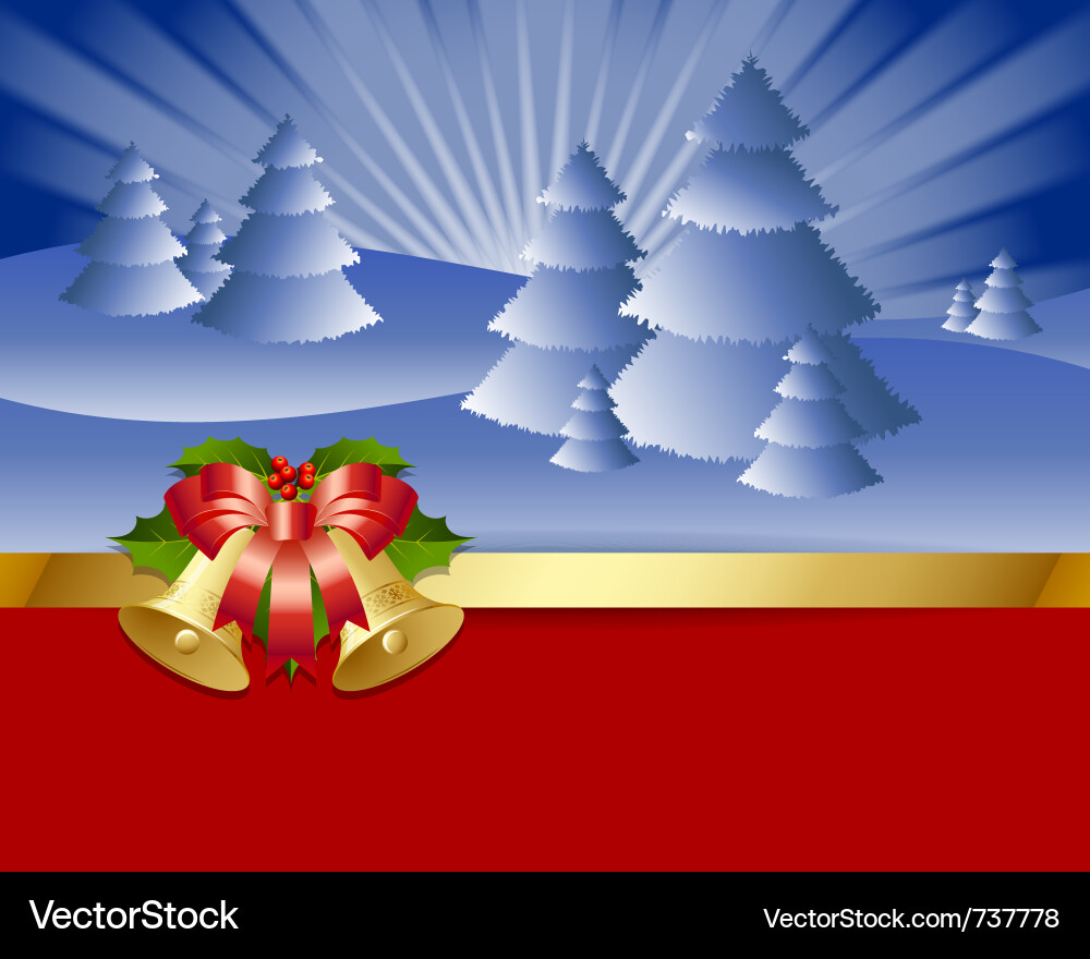 Winter landscape Royalty Free Vector Image - VectorStock