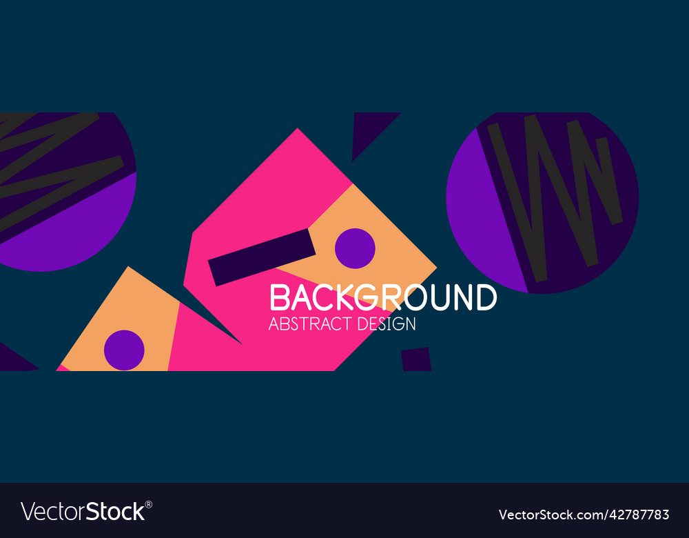 Abstract background with blocks lines geometric