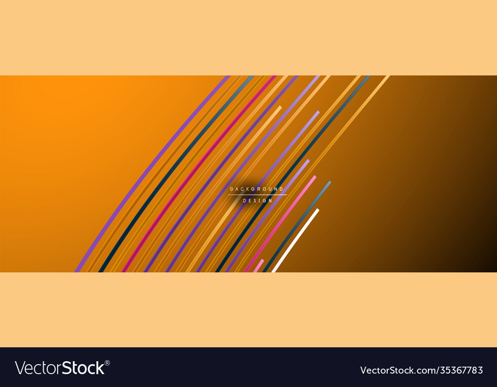 Abstract colorful lines background
