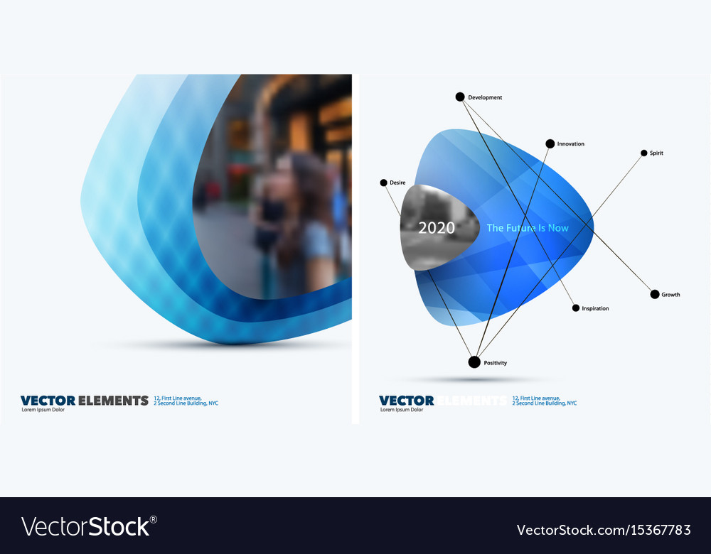 Abstract design elements for graphic layout