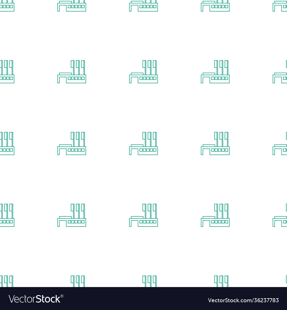 Building icon pattern seamless white background