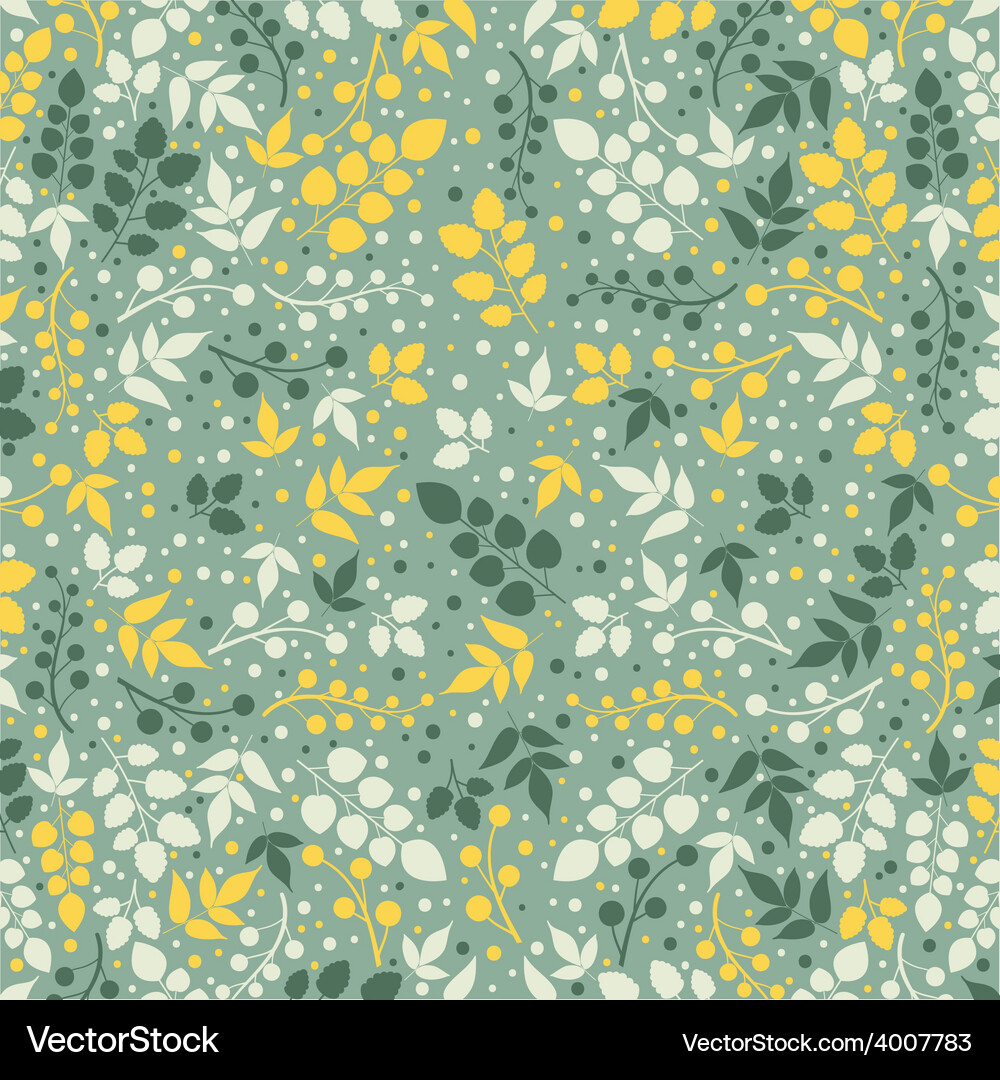 Colored pattern on leaves theme autumn Royalty Free Vector