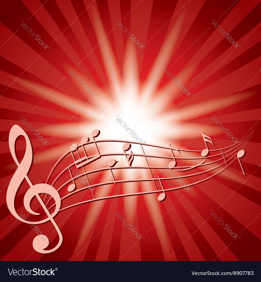 Dynamic Red Music Splash