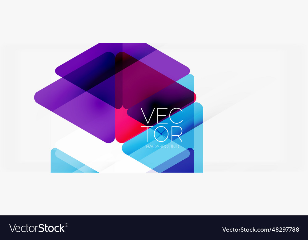 Abstract background color transparent triangles Vector Image Abstract background color transparent triangles