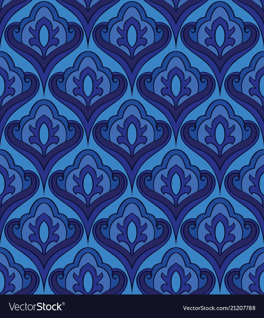 Blue abstract pattern vector image Blue abstract pattern