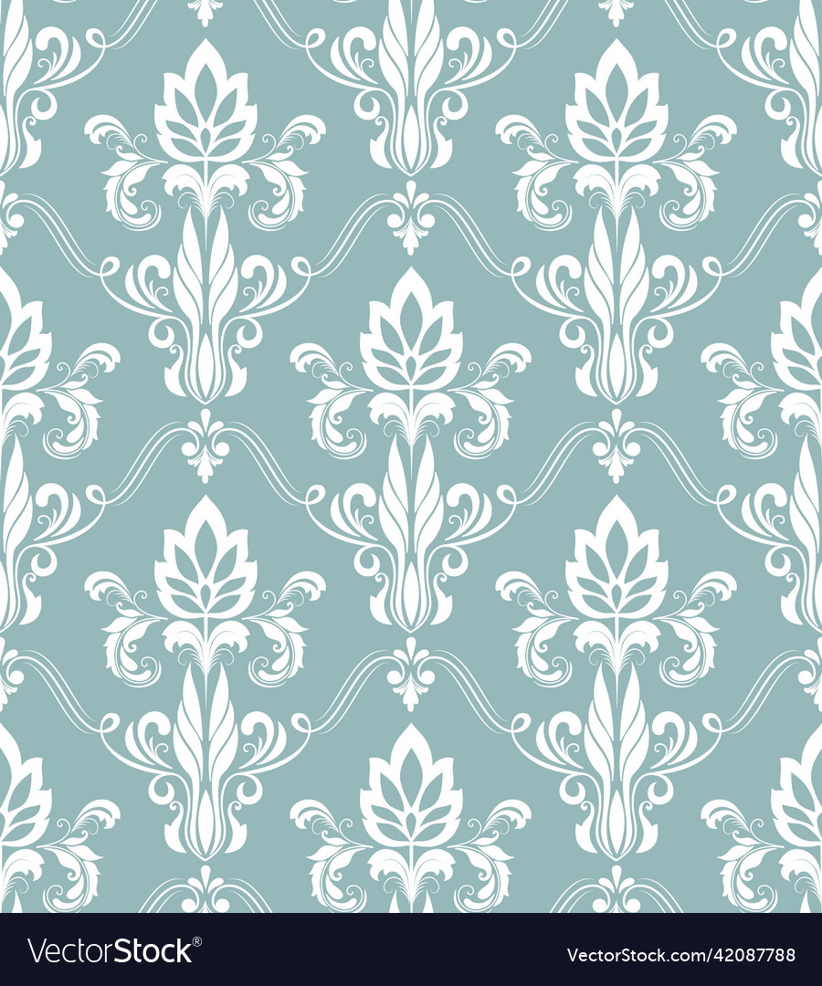 Damask seamless pattern element floral