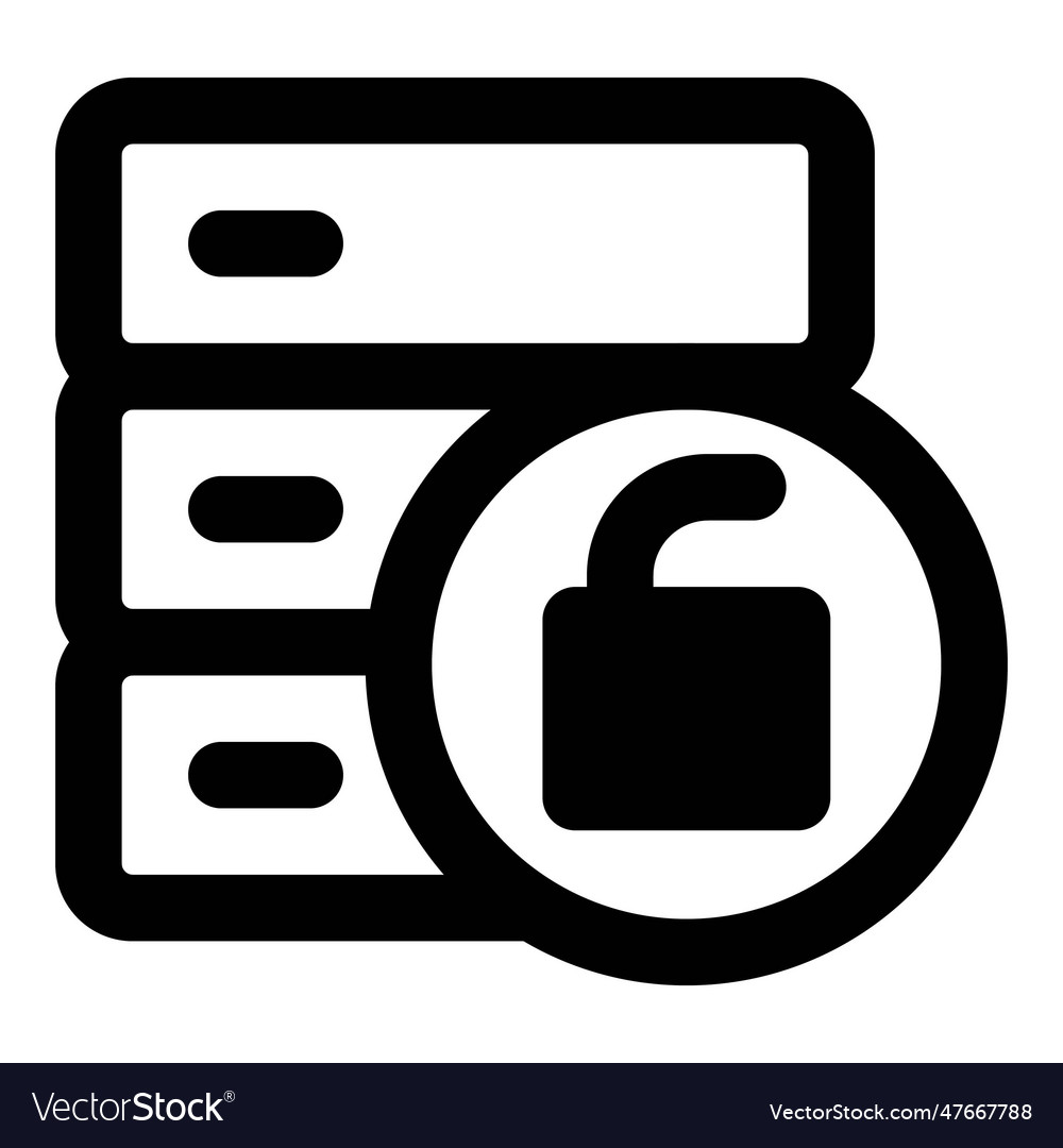 Database unlocked attack on information